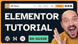 Elementor Tutorial 2024 | How To Create a Website with WordPress and Elementor PRO Tutorial (8H)