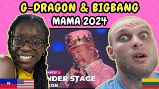 REACTION TO G-DRAGON (쿠데타) & BIGBANG - Full Live Performance at MAMA 2024 | FIRST TIME WATCHING