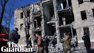 Ukraine: Russian missile hits residential apartments in the eastern city of Kramatorsk