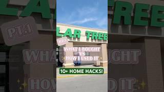 VIRAL  What I Bought VS. How I Used It Dollar Tree edition 10+HACKS! #organization #hack