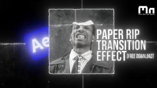 Paper Rip Transition in After Effects! (Tutorial + FREE Project File )