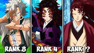 The Top 25 Strongest Characters in Demon Slayer (Tanjiro, Kokushibo, Yoriichi...)