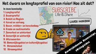 Wat is debiet en regiem? En wat is verval en verhang? | Thema Leefomgeving water | Examentraining