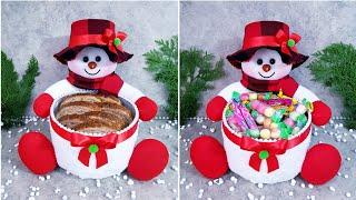 The Best Christmas Gift/️Snowman Basket Making/Multi-Purpose Use