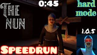 The nun - V 1.0.5, speedrun (0:45), hard mode