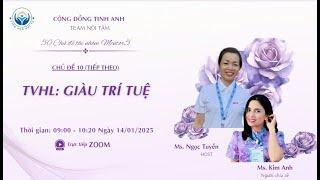 ĐỀ 10/50 THI NHÓM MENTOR 5: TVHL: GIÀU TRÍ TUỆ (PHẦN 2) - CÔ NGỌC TUYềN