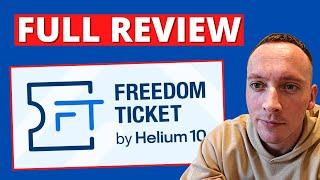 Helium 10 Freedom Ticket 3.0 REVIEW 2024 | Is it the Best Amazon FBA Business Training By Helium 10