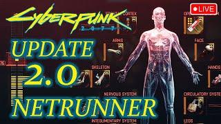 UPDATE 2.0 / Preparing My NETRUNNER to PHANTOM LIBERTY DLC on Stream – CYBERPUNK 2077 Gameplay Live