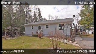 181 Holiday Lane Eganville ON K0J1T0 - Paul Lavictoire - Keller Williams V I P Realty, Brokerage