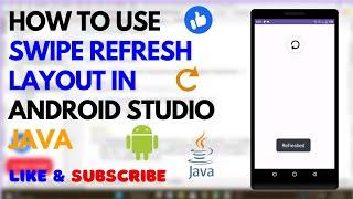 How to Implement Swipe-to-Refresh in Android Studio (Java) - Refresh Your App....