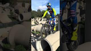 TRIAL INDOOR TRAINING SESSION  #trial #trialbalance #trialindoor #trials #motorcycle