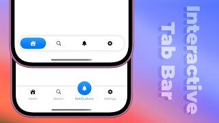Interactive Tab Bar | SwiftUI