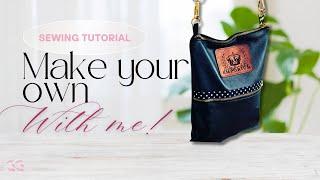 How to sew a leather crossbody bag