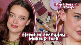 Elevated EVERYDAY makeup look + Getting piercings done!!  | Julia Adams