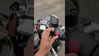 Bullet Standard 350 exhaust sound check #royalenfield #dugdug #standard350 #shots #shortsfeed