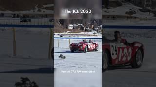 Ferrari 375 MM almost hit the barriers - #TheICE #StMoritz 2022