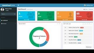 Admin Panel using ASP.Net Core & Admin Template