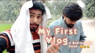 MY FIRST VLOG || BEHAIND THE SEEN || BUGGZ VILLAGER'S || R.J MOHSIN