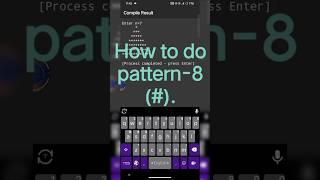 How to do pattern-9 (#) 2025.MIX dj #mobile #coding #shortvideo #foryou #real #viralvideo #python.