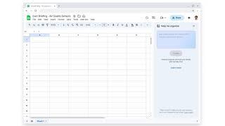 Gemini in Sheets