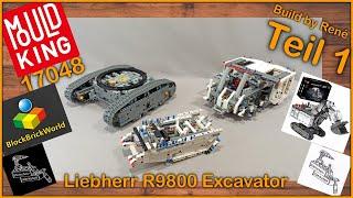 Kopiert Mould King mit der 17048 hier Lego® 42100? | Teil 1 des Liebherr R9800 Bergbaubagger