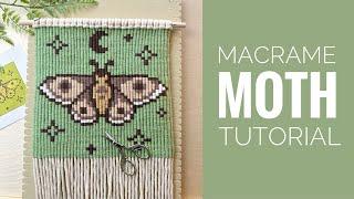 Macrame Pixel Art | Try This EASY Cottagecore Inspired Macrame Wall Hanging