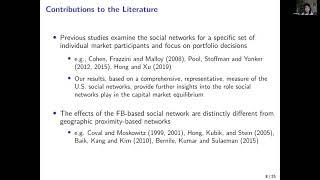 Social networks & Financial markets - Job market and career building