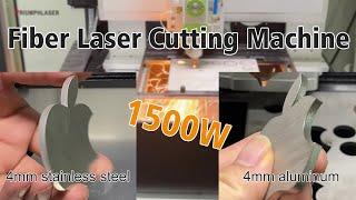 1500W Fiber Laser Cutting Machine for 4mm Stainless Steel and 4mm Aluminum | Triumphlaser