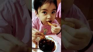 Homemade Churros with chocolate syrup …. #churros  #recipe #homemadefood #youtubeshorts #shorts