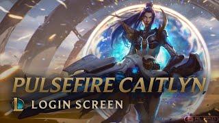 Pulsefire Caitlyn | Login Screen | Animated 16:10 1080p 60fps - League of Legends