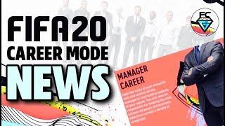 FIFA 20 CAREER MODE NEWS