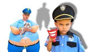 Dima pretend play Police - funny compilation