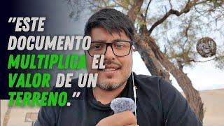 "DOCUMENTO QUE MULTIPLICA EL VALOR DE UN TERRENO"