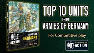 Top 10 Units from Armies of Germany - Bolt Action