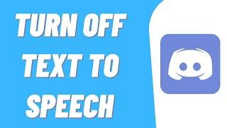 How To Turn Off Text To Speech On Discord