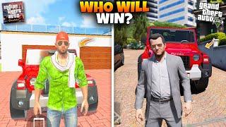 INDIAN GTA VS GTA 5| INDIAN BIKE DRIVING 3D | GTA 5