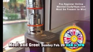 Mostly Cloudy Vape Shop Meet and Greet