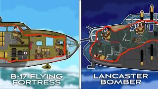 B-17 Flying Fortress VS. Lancaster Bomber