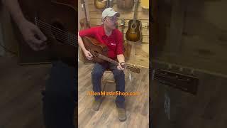 Josh Williams 10 second warm up on the D15M Streetmaster Martin before the 3 time IBMA winner jams