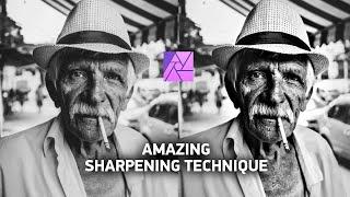 An effective sharpening technique for Affinity Photo