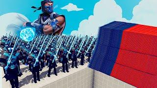 200x SUB-ZERO + 1x GIANT vs EVERY GOD - Totally Accurate Battle Simulator TABS