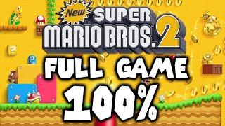 New Super Mario Bros. 2 - Full Game 100% Walkthrough (4K)