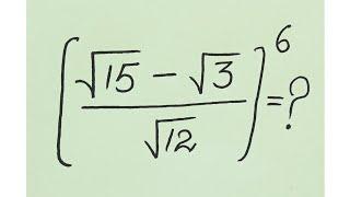 Olympiad Mathematics l Simplification Of Radical Exponential Problem l Easy solution.