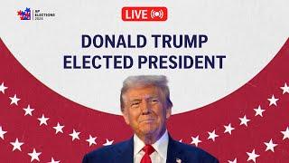 LIVE: Donald Trump wins the 2024 presidential election