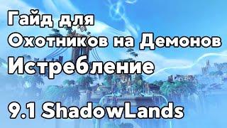 Гайд для Охотников на Демонов Истребление 9.1 PvE Shadowlands