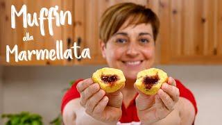 MUFFIN SEMPLICI ALLA MARMELLATA Ricetta Facile Senza Burro - Fatto in Casa da Benedetta