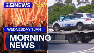 How Aussies celebrated the New Year; Manhunt underway in Sydney | 9 News Australia