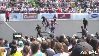 Kobe Bryant, Alex Morgan, Pep Guardiola in Celebrity Soccer Challenge, Washington DC, July 31, 2011