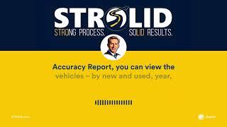 New Strolid Portal Report: Email Vehicle Accuracy Report