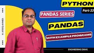 Pandas Series in Python with Example Programs